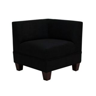 Carolina Accents Makenzie Corner Chair CA5006 CAF001 Color Black