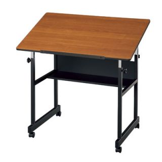 Alvin and Co. Rectangular Folding Table MM36 3 WBR