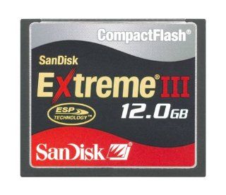 SanDisk SDCFX3 12888 901 12 GB Extreme III CompactFlash Card (Retail Package) Electronics