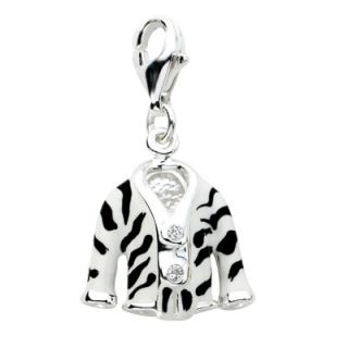 zirconia enameled zebra jacket charm orig $ 47 00 39 95 take