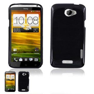 HTC One X 4G Black Crystal Skin Case Cell Phones & Accessories