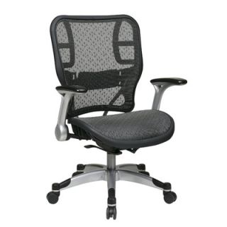 Office Star Professional R2 SpaceGrid Mesh Seat and Back Task Chair 215 R22C62R5