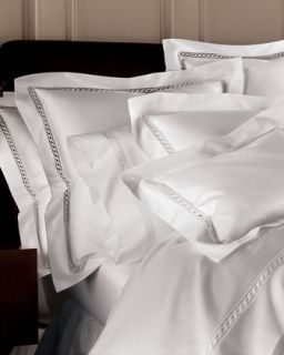 King Solid Sateen Fitted Sheet   SFERRA