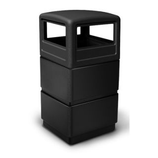 Commercial Zone 38 Gallon 3 Tier Waste Container with Dome Lid 73250199 Color