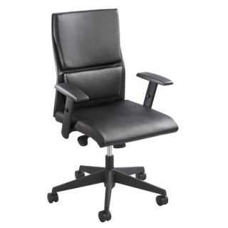 Safco Products Tuvi Executive Chair Adjustable Arms 5071BL