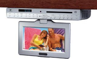 Audiovox VE926 Ultra Slim 9 Inch LCD Drop Down TV with Built In Slot Load DVD Player Electronics
