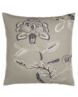 Oblong Floral Pillow, 16 x 23   Fino Lino Linen & Lace