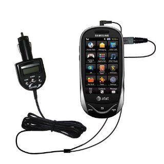 Unique Gomadic FM Transmitter with an integrated DC Auto Charger designed for the Samsung SGH A927   Players & Accessories