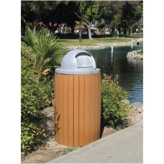 Eagle One 55 Gal. Trash Receptacle T174 Color Driftwood