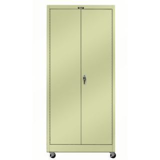 Hallowell 400 Series 36 Mobile Solid Storage Cabinet 415S24M Color Parchment