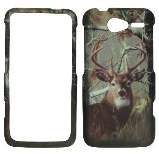 2D Camo Buck Deer Realtree Motorola Electrify M XT901 U,S Cellular Case Cover Hard Phone Case Snap on Cover Protector Rubberized Touch Faceplates Cell Phones & Accessories