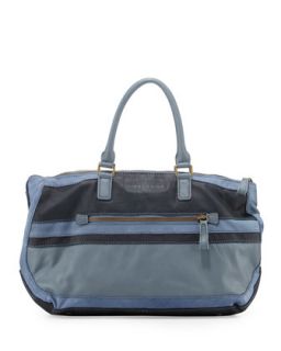 Tracy Two Tone Shoulder Bag, Mix Blue   Liebeskind