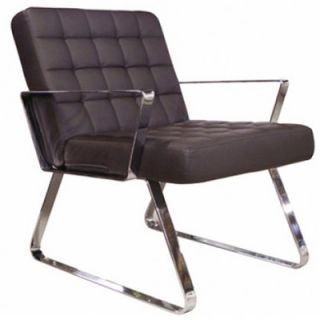 Whiteline Imports Century Chair CH1025L BRN / CH1025L WHT Color Chocolate