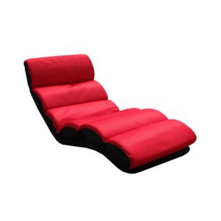 InRoom Designs Folding Lounge Chair FB76 BL / FB76 R Color Red