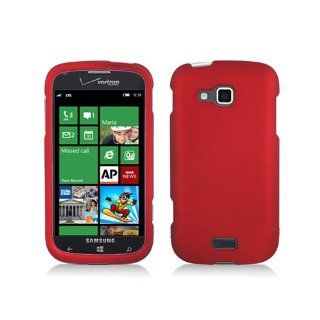 Red Hard Cover Case for Samsung ATIV Odyssey SCH I930 Cell Phones & Accessories