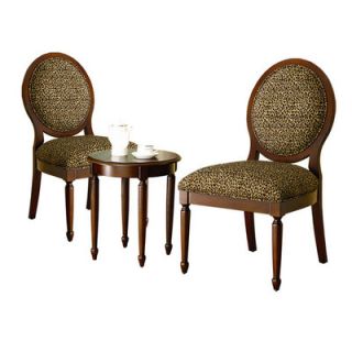 Hokku Designs Titusville 3 Piece Cotton Slipper Chair and Side Table Set IDF 