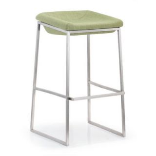 dCOR design Lids 24.4 Bar Stool with Cushion 300036 / 300037 Seat Color Green