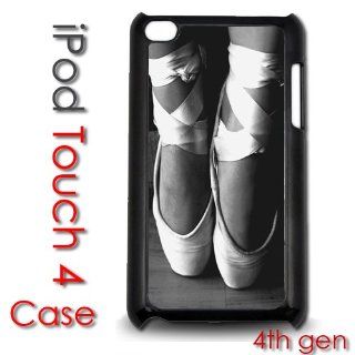 IPod Touch 4 4th gen Touch Plastic Case   Ballet Slippers Toe Pointe Ballerina Dance   Players & Accessories