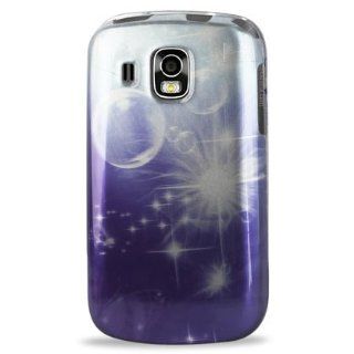 Reiko 2DPC SAMM930 0146 Premium Durable Protective Case for Samsung Transform Ultra M930   1 Pack   Retail Packaging   Purple/White Cell Phones & Accessories