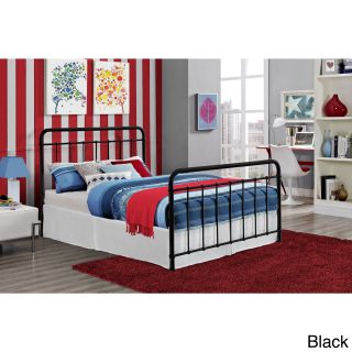 Dorel Home Products Brooklyn Iron Full Bed Frame Black Size Full