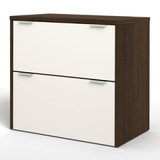 Bestar Contempo 2 Drawer  Filing Cabinet 50630 1160 / 50630 1178 Finish Tuxe