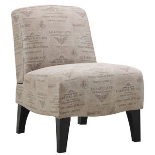 Emerald Home Furnishings Carrie Fabric Slipper Chair U3019B 05 2 Color Mineral