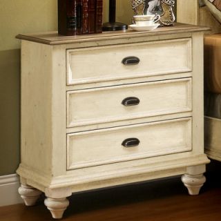 Riverside Furniture Coventry 2 Tone 3 Drawer Nightstand 32568