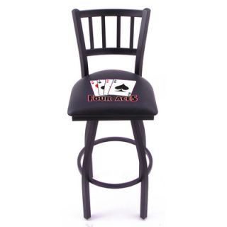 Holland Bar Stool Gambling 25 Swivel Bar Stool with Cushion L01825 Team 4 Aces