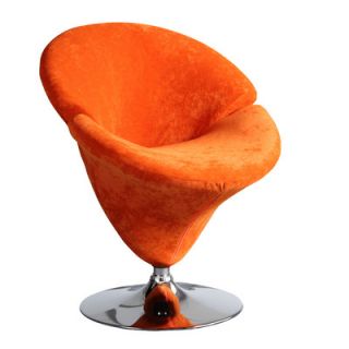 International Design Tulip Leisure Side Chair B162 Color Orange