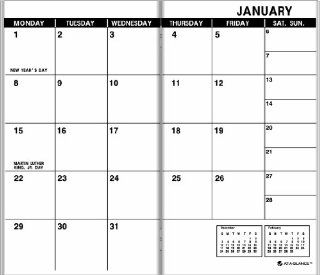 AT A GLANCE 2014 Monthly Planner Refill for 70 064, 3.25 x 6.12 inches (70 906 10)  Appointment Book And Planner Refills 
