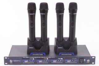 VocoPro UHF 5805 Plus Rechargeable Wireless System with Mic Bag CH 4 Musical Instruments