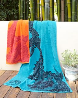 Dragon Beach Towel   Natori