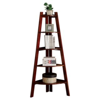 Hokku Designs Kala 63.25 Ladder Bookcase IDF AC6214CH / IDF AC6214WH Finish