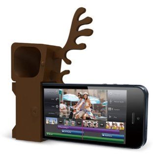 Ozaki OM936DA Zoo Deer Stand and Amplifier for iPhone 5   Carrier Packaging   Brown Cell Phones & Accessories