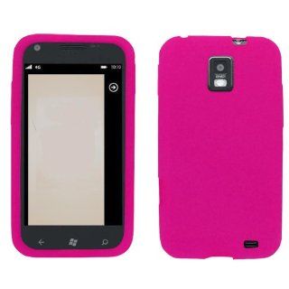 Samsung I937 Focus S Soft Skin Case Solid Hot Pink Skin AT&T Cell Phones & Accessories