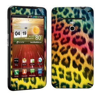 LG Revolution 4G VS910 Verizon Decal Vinyl Skin Rainbow Cheetah   By SkinGuardz Cell Phones & Accessories