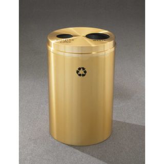 Glaro, Inc. RecyclePro Dual Stream Recycling Receptacle BW 2032  BOTTLES&CANS