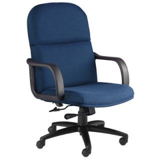Mayline Comfort Mid Back Office Chair with Arms 1801AG Finish Blue