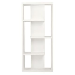 Eurostyle Robyn 71 Bookcase 09821GRY / 09821WHT Finish White Lacquer