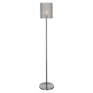 Trend Lighting 64 in Chrome Indoor Floor Lamp with Shade