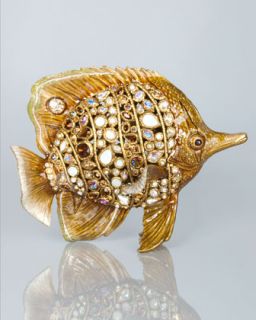 Weston Bejeweled Butterfly Fish Figurine   Jay Strongwater