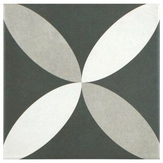 Somertile 7.75x7.75 in Thirties Petal Ceramic Floor And Wall Tile (case Of 25)