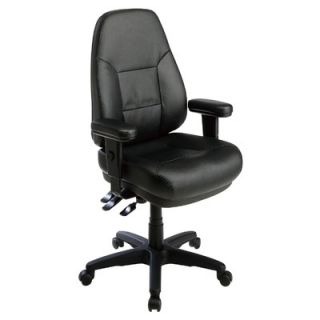 Office Star Professional Dual Function Ergonomic High Back Leather Office Cha