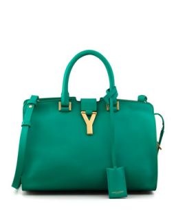 Y Ligne Cabas Mini Bag, Green   Saint Laurent