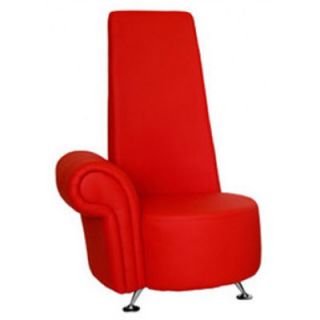 Whiteline Imports Single Armchair Left CL1124P RED / CL1124P WHT Color Red