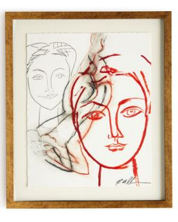 Two Faces Giclee