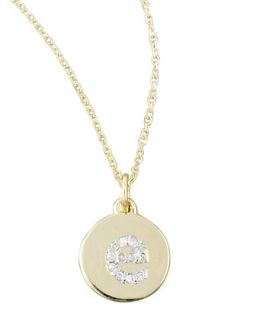 Diamond Initial Necklace, E   KC Designs