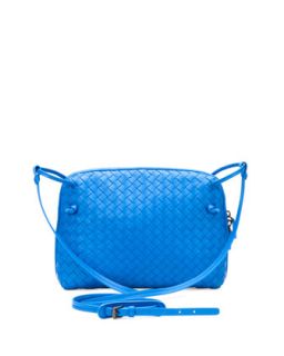 Veneta Small Crossbody Bag, Cobalt Blue   Bottega Veneta