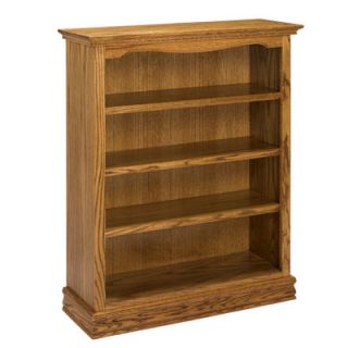 A&E Wood Designs Americana 60 Bookcase 3660AMER Finish Medium, Height 48