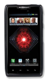 Qmadix FGMT913BK Flex Gel Moto RAZR MAXX XT912M   1 Pack   Skin   Retail Packaging   Black Cell Phones & Accessories